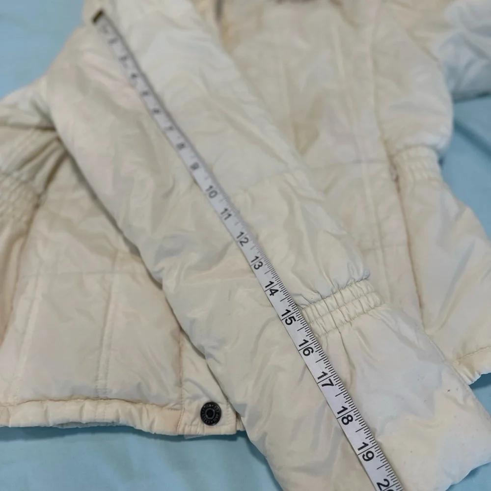 VTG Y2K Def Jam University ‘84 Women’s Sz: XL Cream Full Zip PufferJacket.
